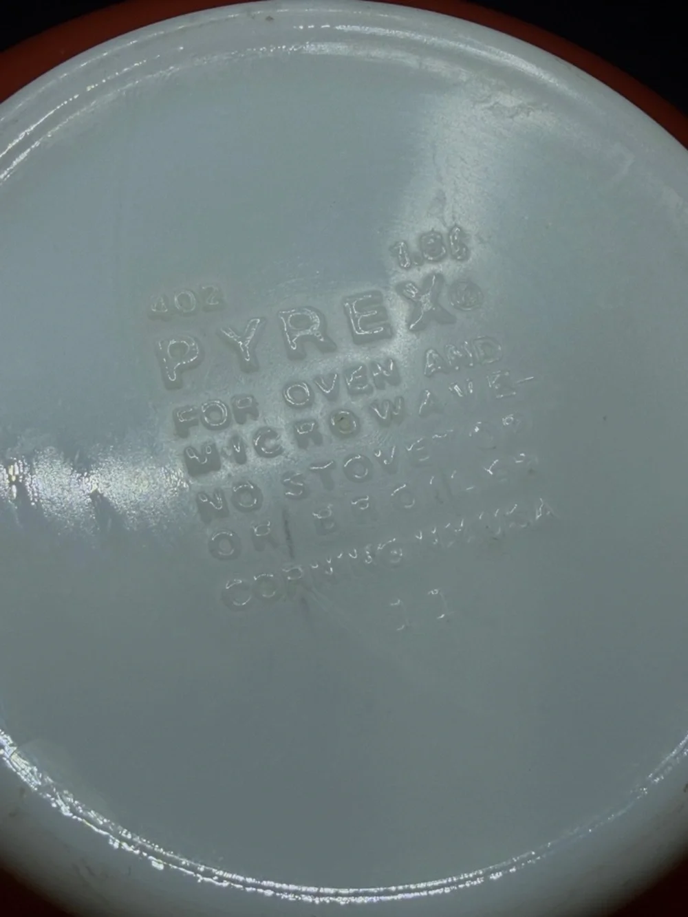 Vintage Pyrex Autumn Harvest Wheat 402 Mixing Bowl Nesting Bowl Kitchenware
